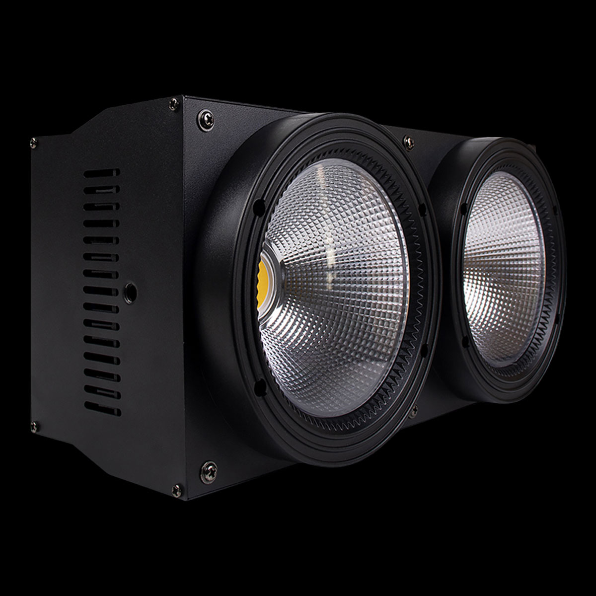 Accecatore_Strobo_LED_200W_Luce_Calda_DMX512_Presa_Powercon Accecatore Strobo LED 200W Luce Calda