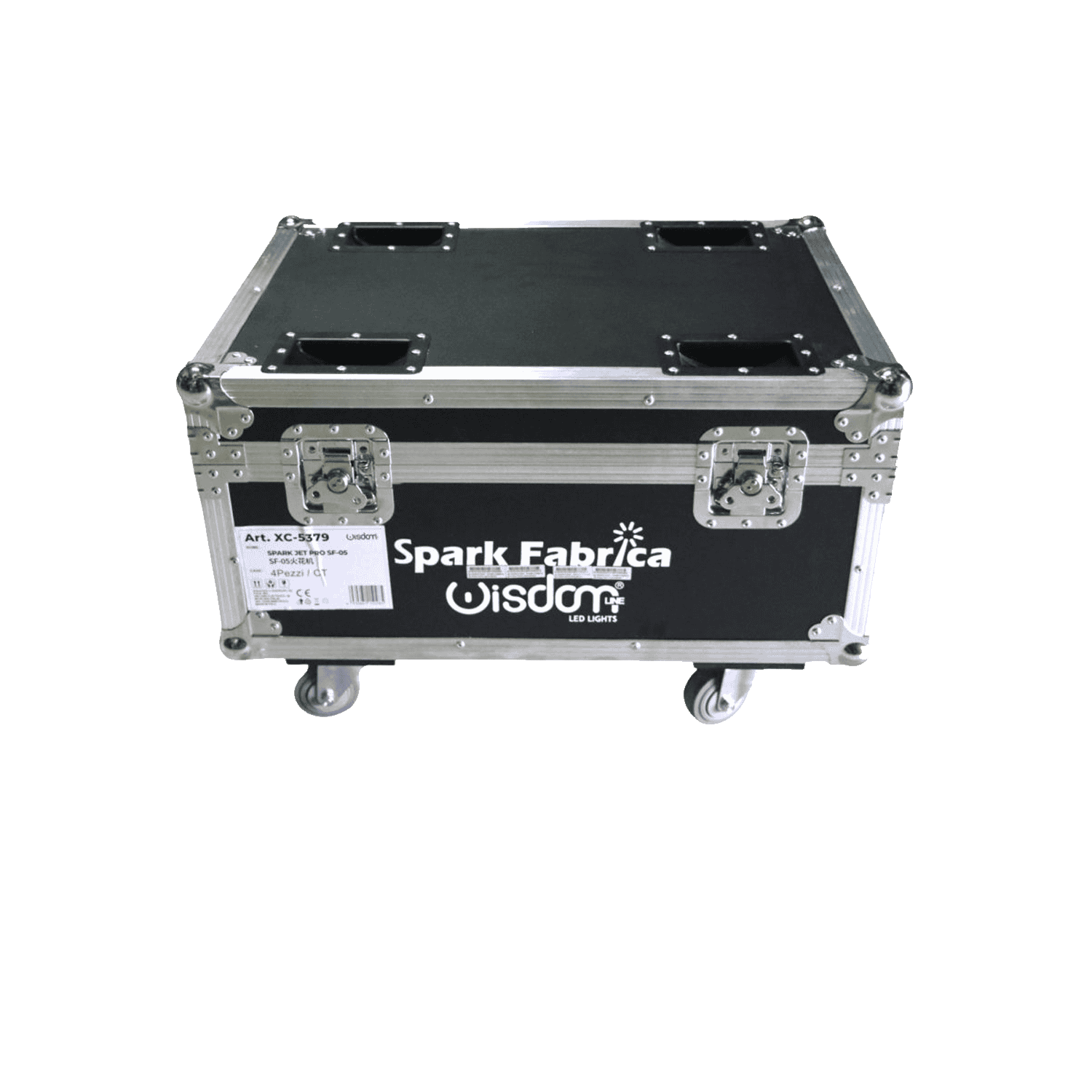 Baule-Flight-Case-VUOTO-per-trasporto-di-4x-spark-a-scintille-fredda-SF-05-500W-B-STOCK Baule Flight Case VUOTO per trasporto di 4x spark a scintille fredda SF 05 500W B STOCK