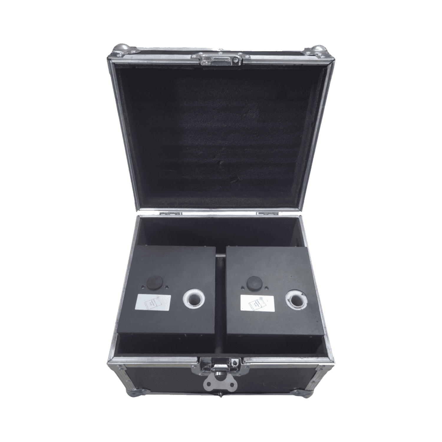 Coppia-Spark-600w-BLACK-Spark-Machine-con-Flightcase Coppia Spark 600w BLACK Spark Machine con Flightcase