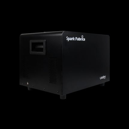 Macchina Scintille Spark Fabrica X10 su Sfondo Nero