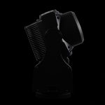 Barra LED Motorizzata Professionale in Prospettiva Laterale su Sfondo Nero