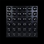 Matrix LED 36x15W RGBW Faro Professionale in Prospettiva Frontale su Sfondo Nero